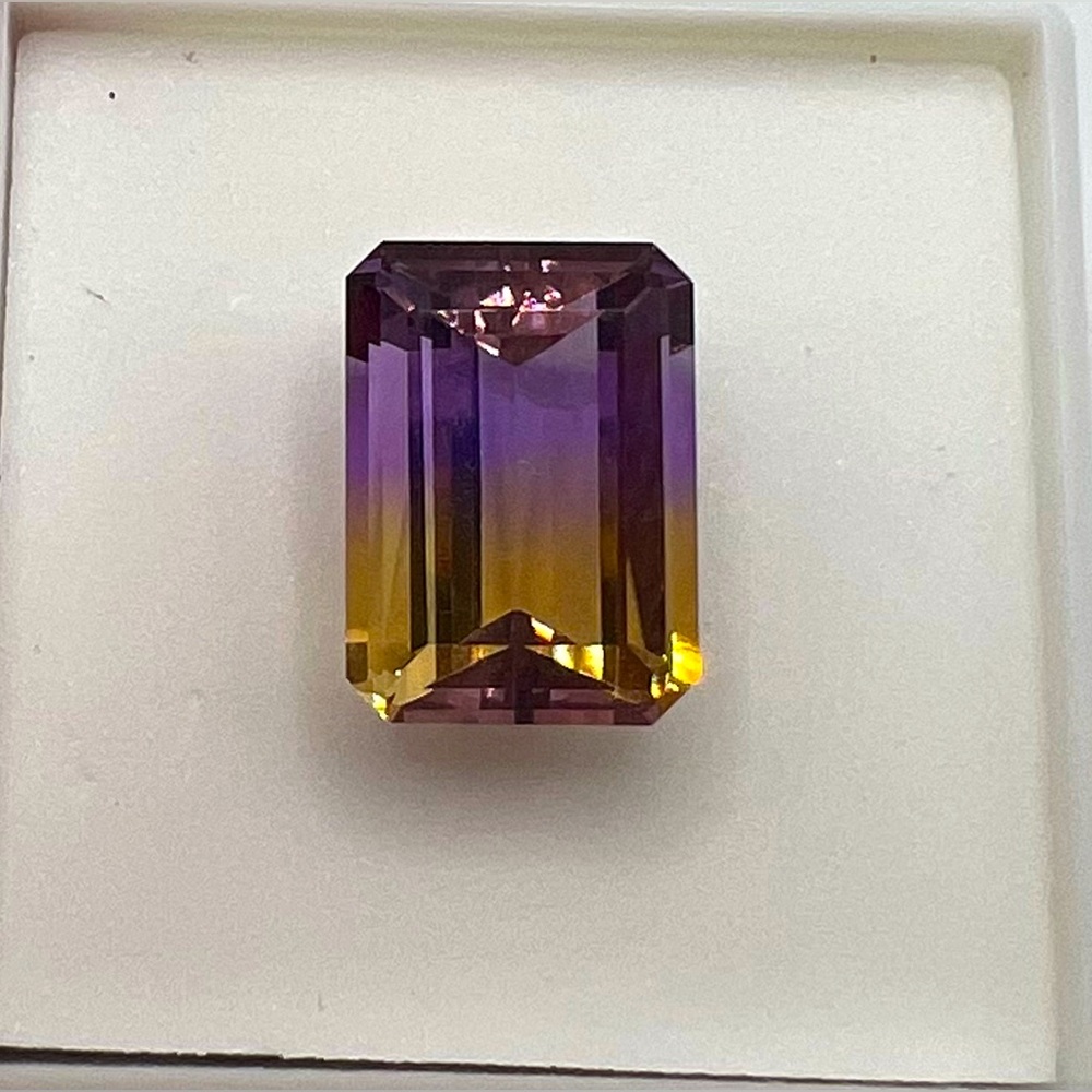 Ametrine Faceted Gemstone